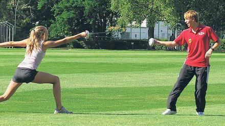 Auf Umwegen. Franziska Hanko und Eric Krüger (beide 17) kamen eher zufällig zum Modernen Fünfkampf – jetzt würden die Jugendlichen aber mit niemand mehr tauschen. Beide besuchen in Berlin eine Sportschule. 