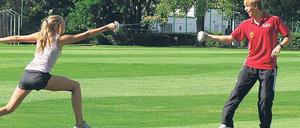 Auf Umwegen. Franziska Hanko und Eric Krüger (beide 17) kamen eher zufällig zum Modernen Fünfkampf – jetzt würden die Jugendlichen aber mit niemand mehr tauschen. Beide besuchen in Berlin eine Sportschule. 