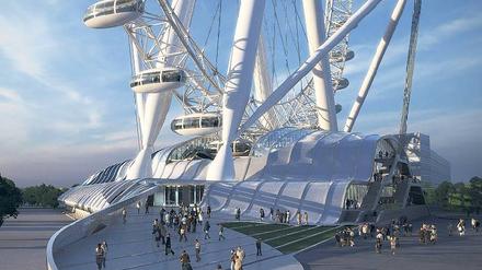 Das Aussichtsrad am Zoo gilt als gescheitert - der Fonds wird aufgelöst.