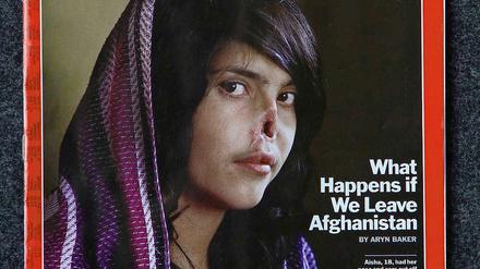 Bibi Aisha auf dem "Time"-Magazin