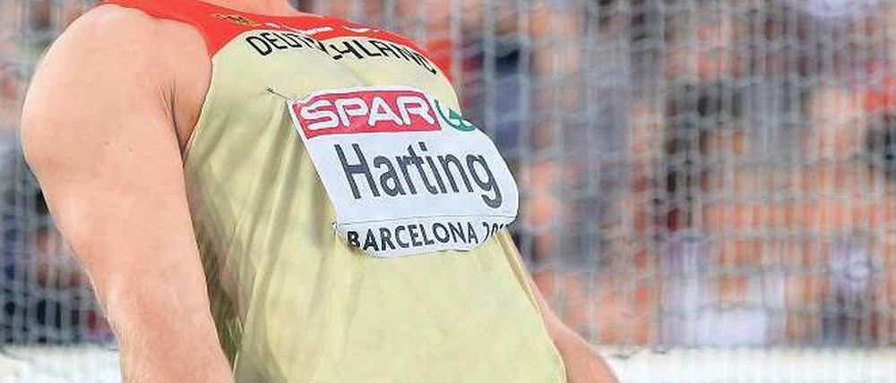 Was soll das? Das von Robert Harting angekündigte 70-Meter-Duell blieb aus. Foto: dpa