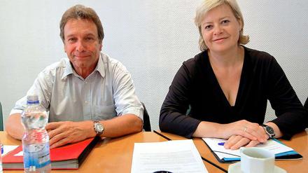 Die Vorsitzenden der Linken, Klaus Ernst und Gesine Lötzsch.