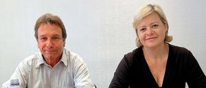 Die Vorsitzenden der Linken, Klaus Ernst und Gesine Lötzsch.