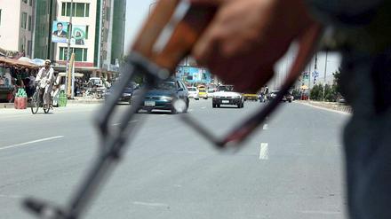 Sicherheitsvorkehrungen vor der internationalen Konferenz in Kabul.