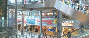 Erst shoppen, dann fahren. Einkaufsmeile Hauptbahnhof. 