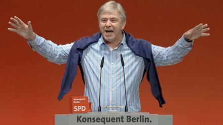 Berlins Regierender Bürgermeister Klaus Wowereit will nicht auf Kunsthalle und Landesbibliothek verzichten.