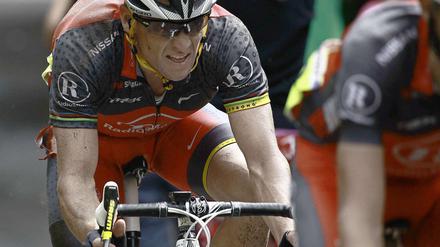 Lance Armstrong ist von der Tour gezeichnet.