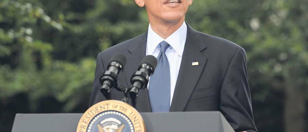 Zufrieden. Präsident Barack Obama nach dem Erfolg im US-Senat.
