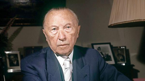 Konrad Adenauer (CDU): Der Bundeskanzler wollte selbst im Alter von 87 Jahren noch nicht für einen Nachfolger Platz machen.