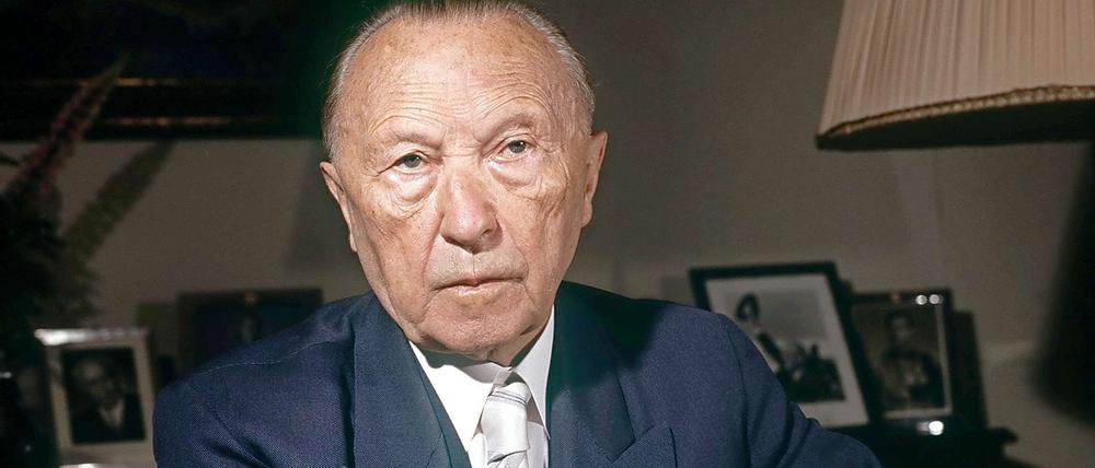 Konrad Adenauer (CDU): Der Bundeskanzler wollte selbst im Alter von 87 Jahren noch nicht für einen Nachfolger Platz machen.