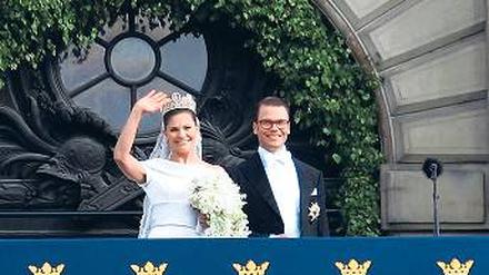 Das Paar. Hier bei seiner Hochzeit am vergangenen Wochenende. Foto: imago