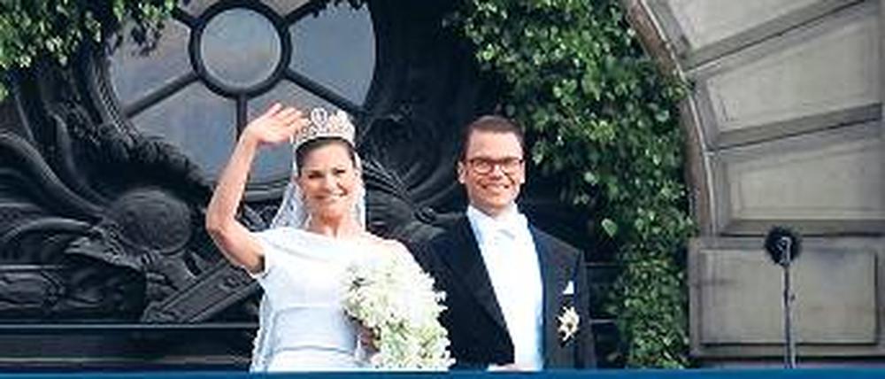 Das Paar. Hier bei seiner Hochzeit am vergangenen Wochenende. Foto: imago