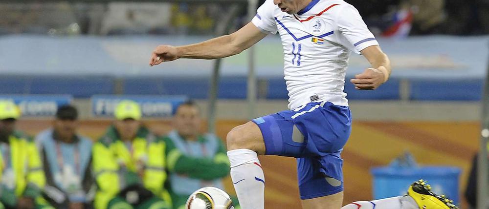 Nach seiner Verletzung: Robben flitzt wieder. Durch den Bayern-Star wird die holländische Offensive noch unberechenbarer. 