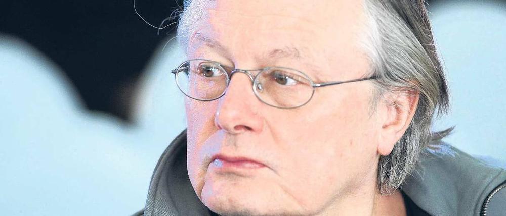 Blick zurück nach vorn. Frank Castorf, Ende Mai in Moskau. Foto: Imago