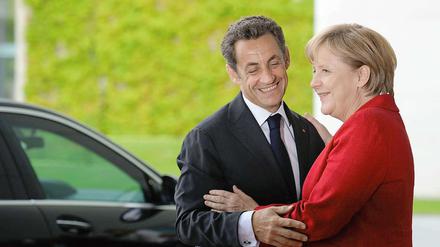 Verbündet - aber nicht immer einig: Nicolas Sarkozy und Angela Merkel.