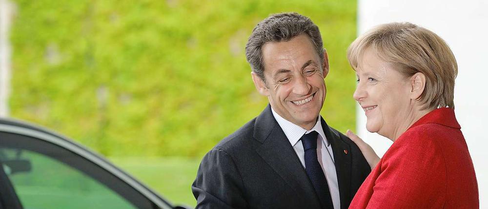 Verbündet - aber nicht immer einig: Nicolas Sarkozy und Angela Merkel.