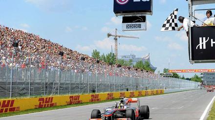 Wie schon in Istanbul gewann Lewis Hamilton auch in Montreal vor seinem Teamkollegen Jenson Button.