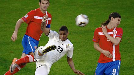 Ghana gegen Serbien oder auch Kevin-Prince Boateng gegen Marko Pantelic.
