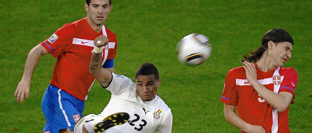 Ghana gegen Serbien oder auch Kevin-Prince Boateng gegen Marko Pantelic.