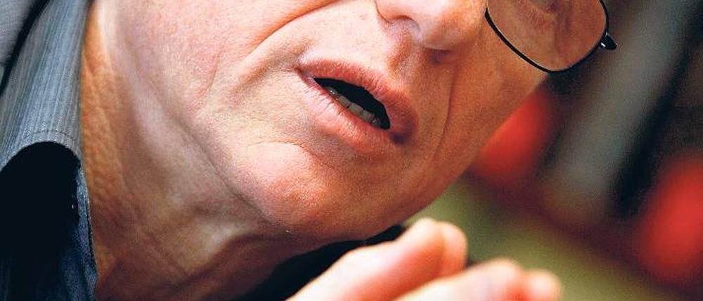 Streitlustig. David Grossman. Foto: dpa