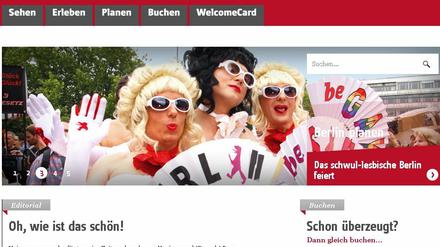 Frisch renoviert: Das Tourismusportal www.visitberlin.de