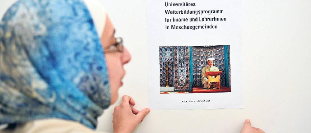 Anfänge. An der Uni Osnabrück werden islamische Seelsorger weitergebildet. Foto: dpa