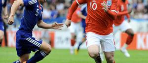 Der Superstar der Engländer ist eindeutig Wayne Rooney.