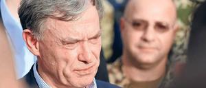 Bei Bundeswehrsoldaten in Kundus. Kurze Zeit später wird Horst Köhler ein verhängnisvolles Interview geben.