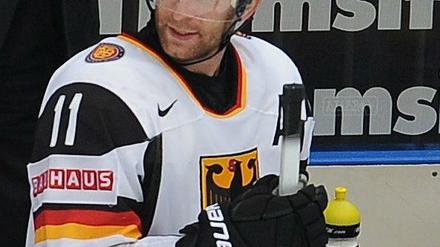 Eisbären-Stürmer Sven Felski nahm mit dem deutschen Nationalteam an fünf Weltmeisterschaften und zwei Olympischen Spielen teil.