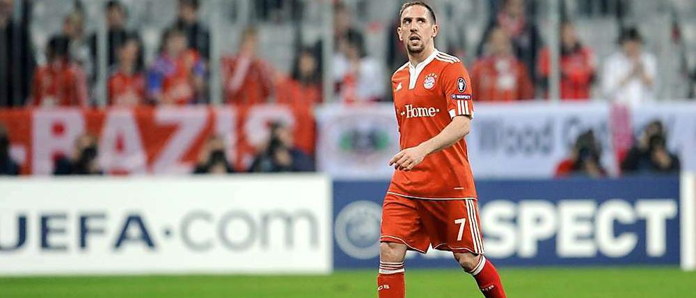 Franck Ribéry bleibt gesperrt und kann damit nicht im Champions-League-Finale mitwirken.