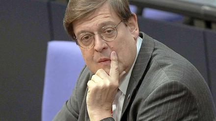 Damals, im Bundestag. Bis Juni 2009 saß Jörg Tauss für die SPD im Parlament. Dann trat er aus der SPD aus und ist seitdem in der Piratenpartei aktiv.