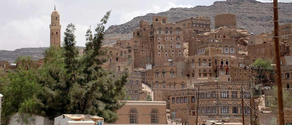 Das Bergdorf Dhudhan in der nordjemenitischen Provinz Amran. In dieser Region wurde die Familie aus Sachsen verschleppt.