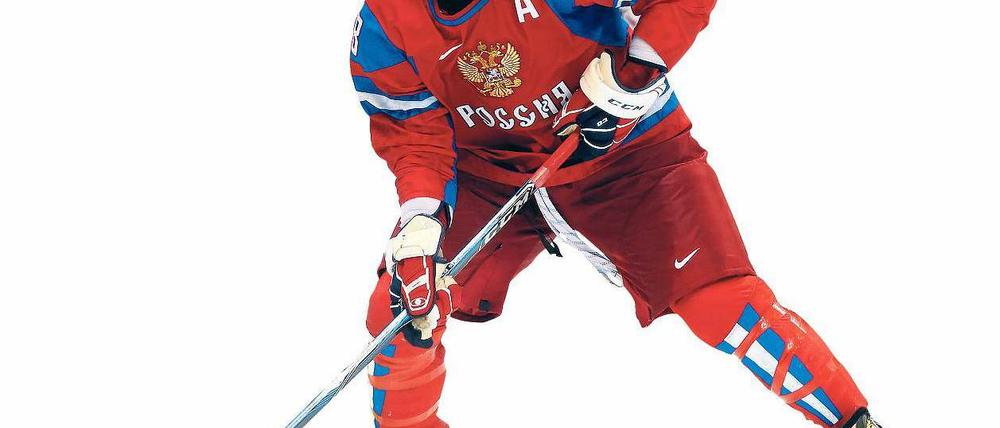 Laut am Schläger. Der Russe Alexander Owetschkin zählt zu den extrovertierteren NHL-Profis.
