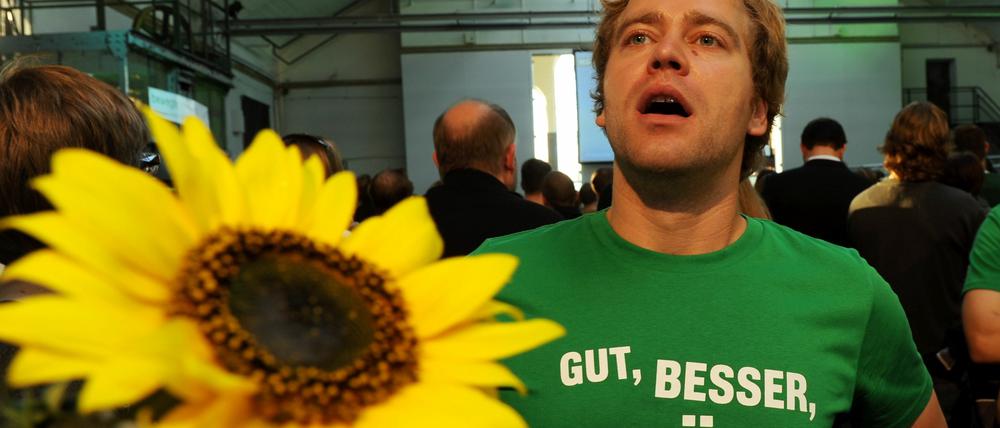 Blumen für alle: Die Grünen werden derzeit von den anderen Parteien umschwärmt.