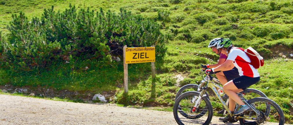 Fast im Ziel.