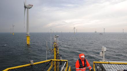 Offshore-Windpark "Alpha Ventus" komplett