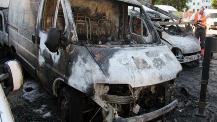Zehn Fahrzeuge in Berlin angezündet