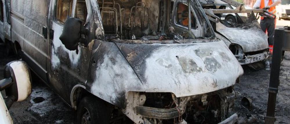 Zehn Fahrzeuge in Berlin angezündet