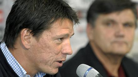 Christian Ziege und Hans Meyer