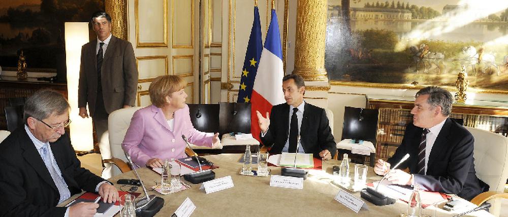 Finanzkrisengipfel in Paris