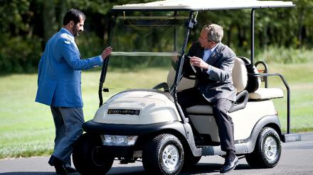 Bush und Scheich