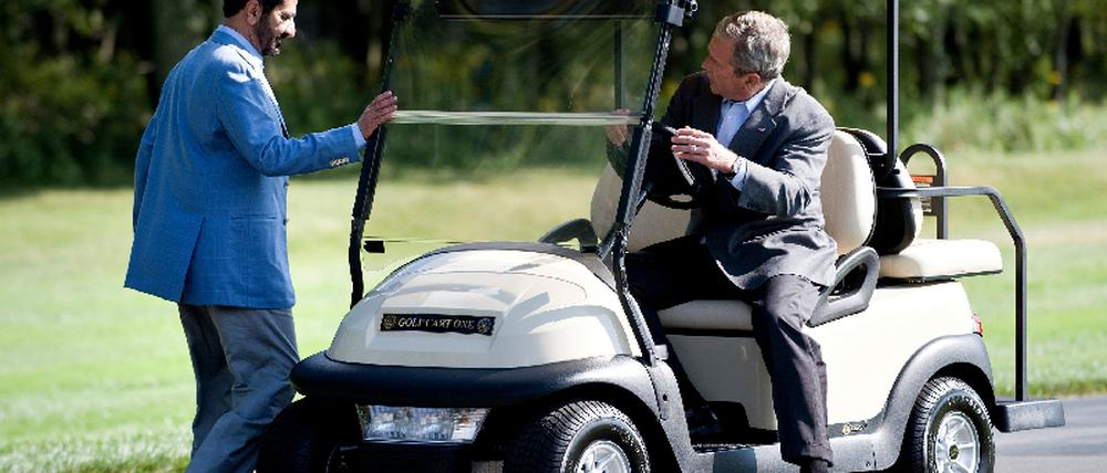 Bush und Scheich