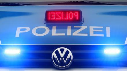 Ein Polizeiwagen.