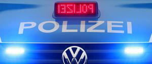 Ein Polizeiwagen.