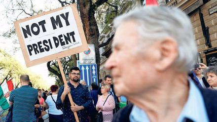 Keineswegs alle Ungarn sind mit dem Orban-Regime einverstanden.