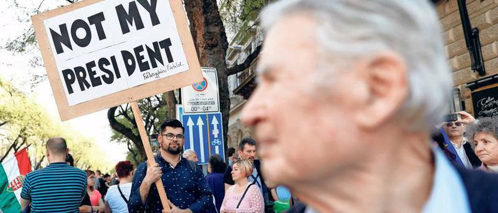 Keineswegs alle Ungarn sind mit dem Orban-Regime einverstanden.