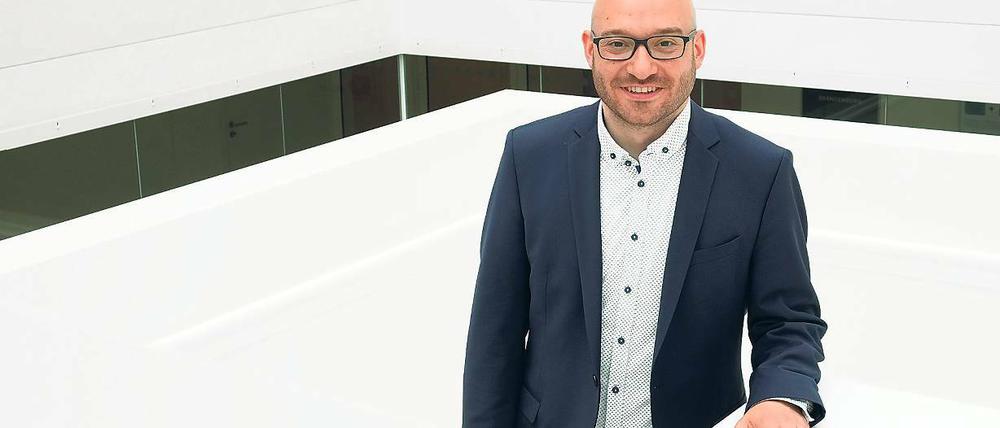 Vom Landtag ins Rathaus. René Wilke war in Potsdam anerkannt, nun will er Frankfurt (Oder) regieren.