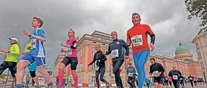Vorbei am Stadtschloss und anderen Attraktionen führt der rbb-Lauf.