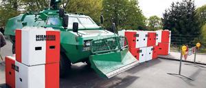 Gesichert. Die Spezialfahrzeuge wurden 2017 zum ersten Mal eingesetzt.