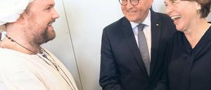 Prominent. Frank-Walter Steinmeier und Elke Büdenbender.